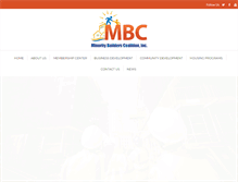 Tablet Screenshot of minoritybuilders.org